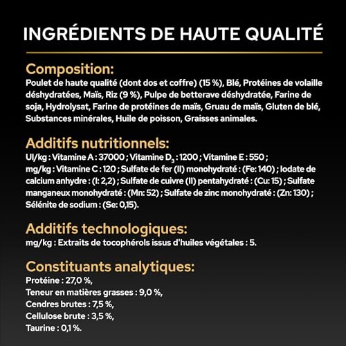 Thumbnail 8 de PURINA PRO PLAN Light/Stérilisé Chien Adulte — Croquettes au Poulet, 7 kg (Toutes tailles)