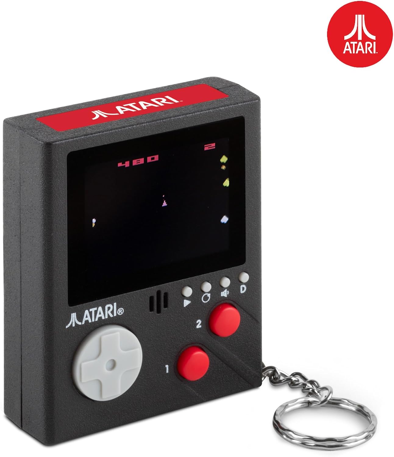 Thumbnail 6 de Thumbs Up Official Atari Cartridge Handheld Mini Arcade Console with 3 Games (Pong Sports, Asteroids & Missile Command)