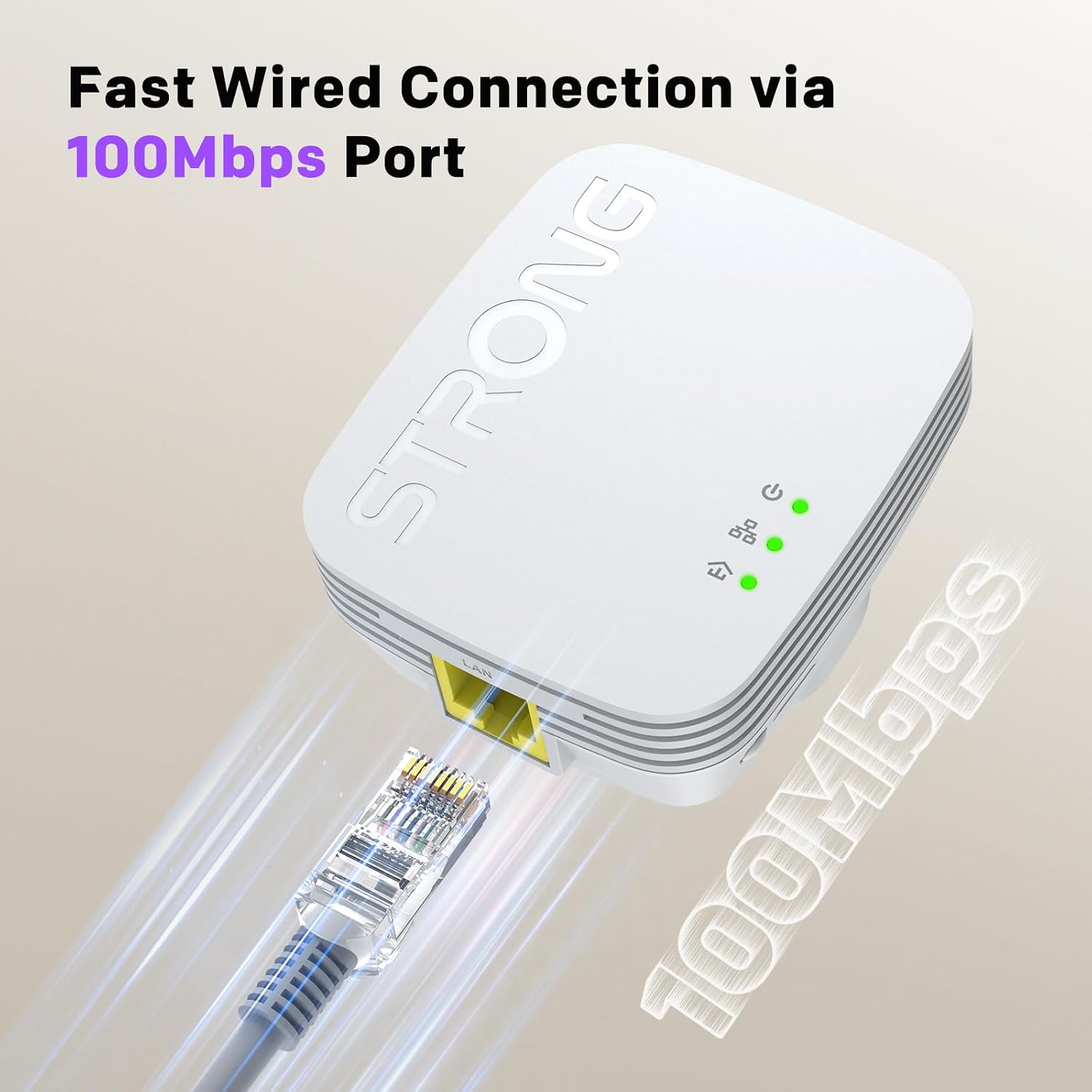 Detalle de Powerline Ethernet Adapter AV600 3-pack