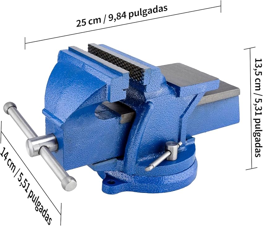 Thumbnail 4 de HYCHIKA Tornillo de banco 152 mm, hierro fundido 🛠