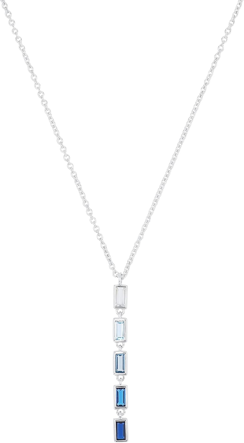 Detalle de s.Oliver Kette mit Anhänger aus 925 Sterling Silber – Zirkonia, 42+3 cm, Geschenkbox