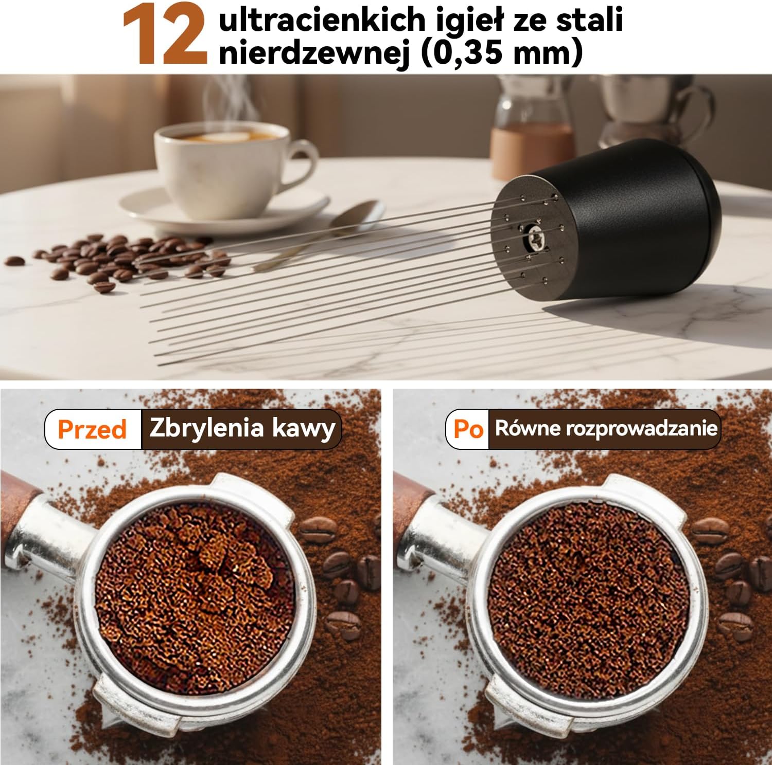 Detalle 1 de troletoi 51mm Espresso Tools Kit – zestaw baristyczny 51 mm do espresso