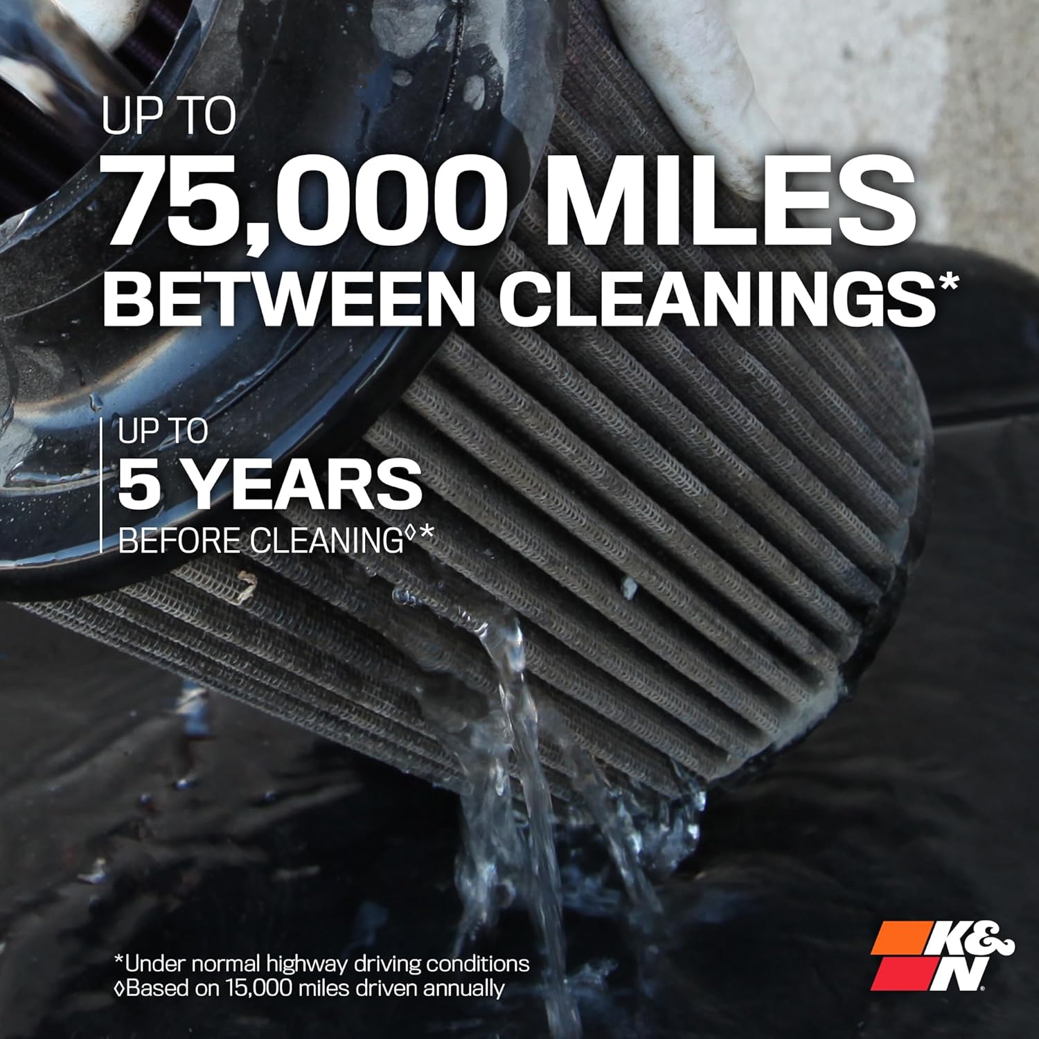 Thumbnail 6 de K&N Filtre à air universel conique RU-3600 (raccordement 102 mm)