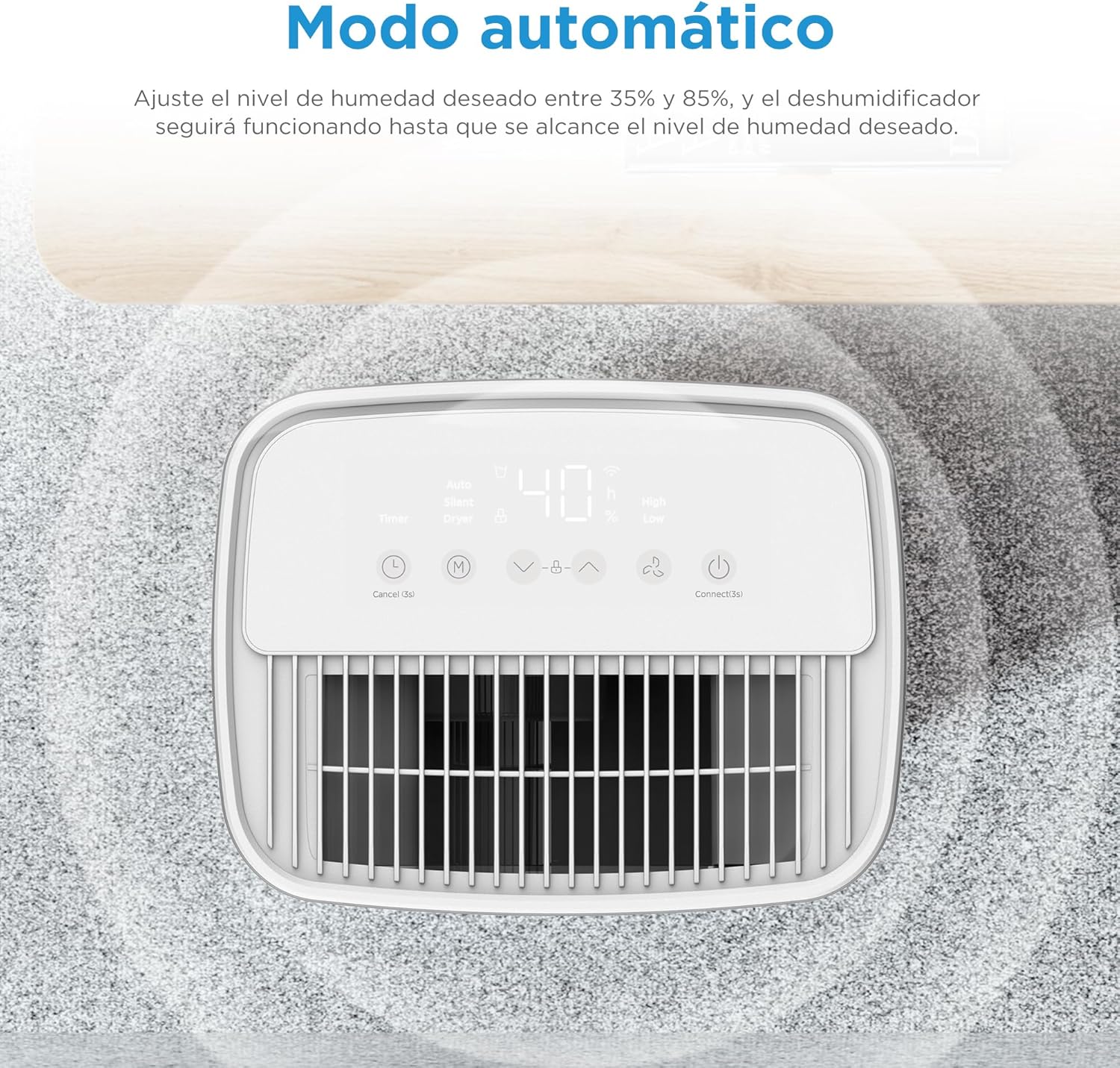 Detalle de Midea Deshumidificador 12L para 35 m2
