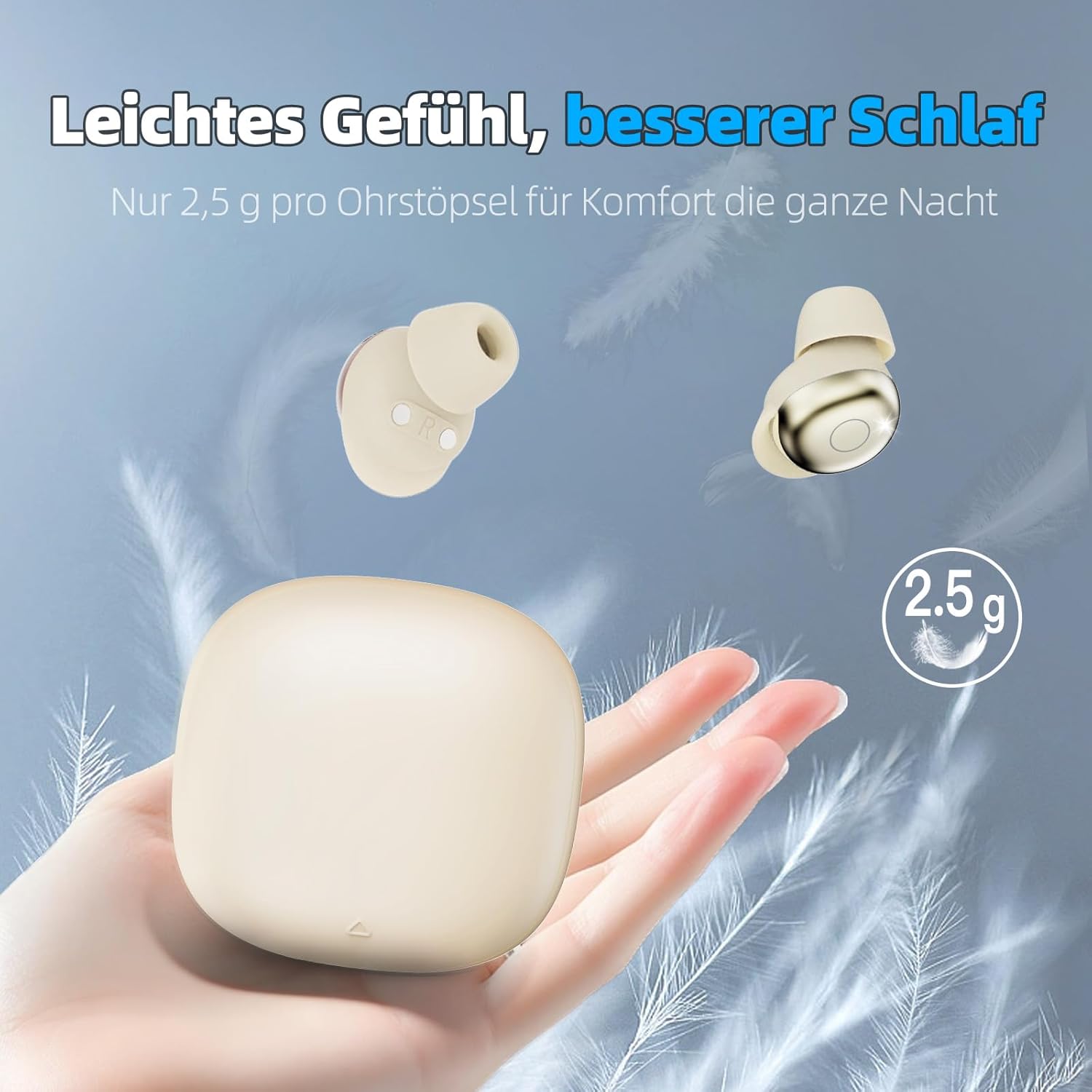 Thumbnail 6 de ZOVIMAX Bluetooth Schlafkopfhörer für Seitenschläfer – kabellos, White Noise & 6 EQ Sleep Earbuds