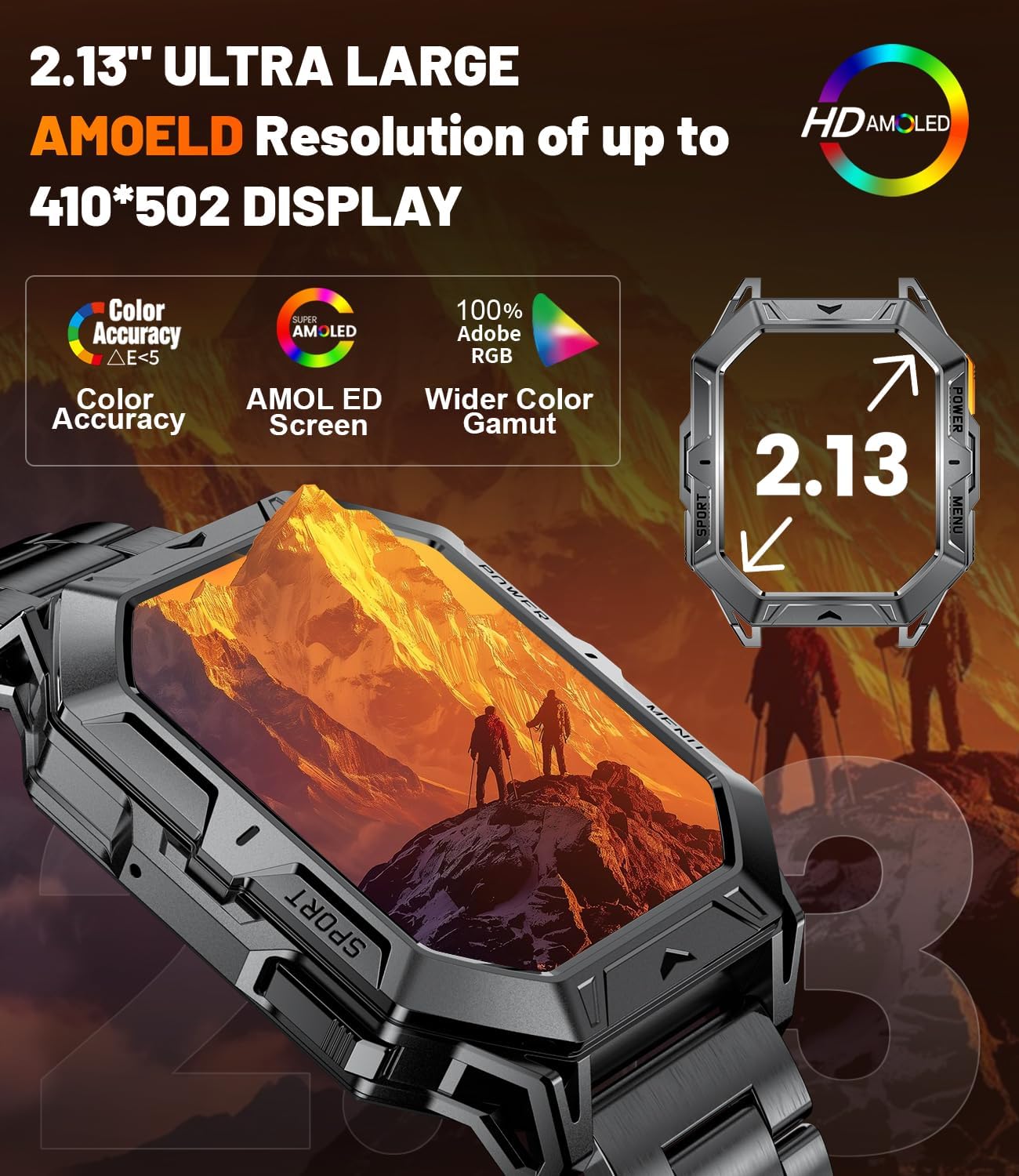 Thumbnail 1 de FEELNEVER Smart Watch 1000mAh