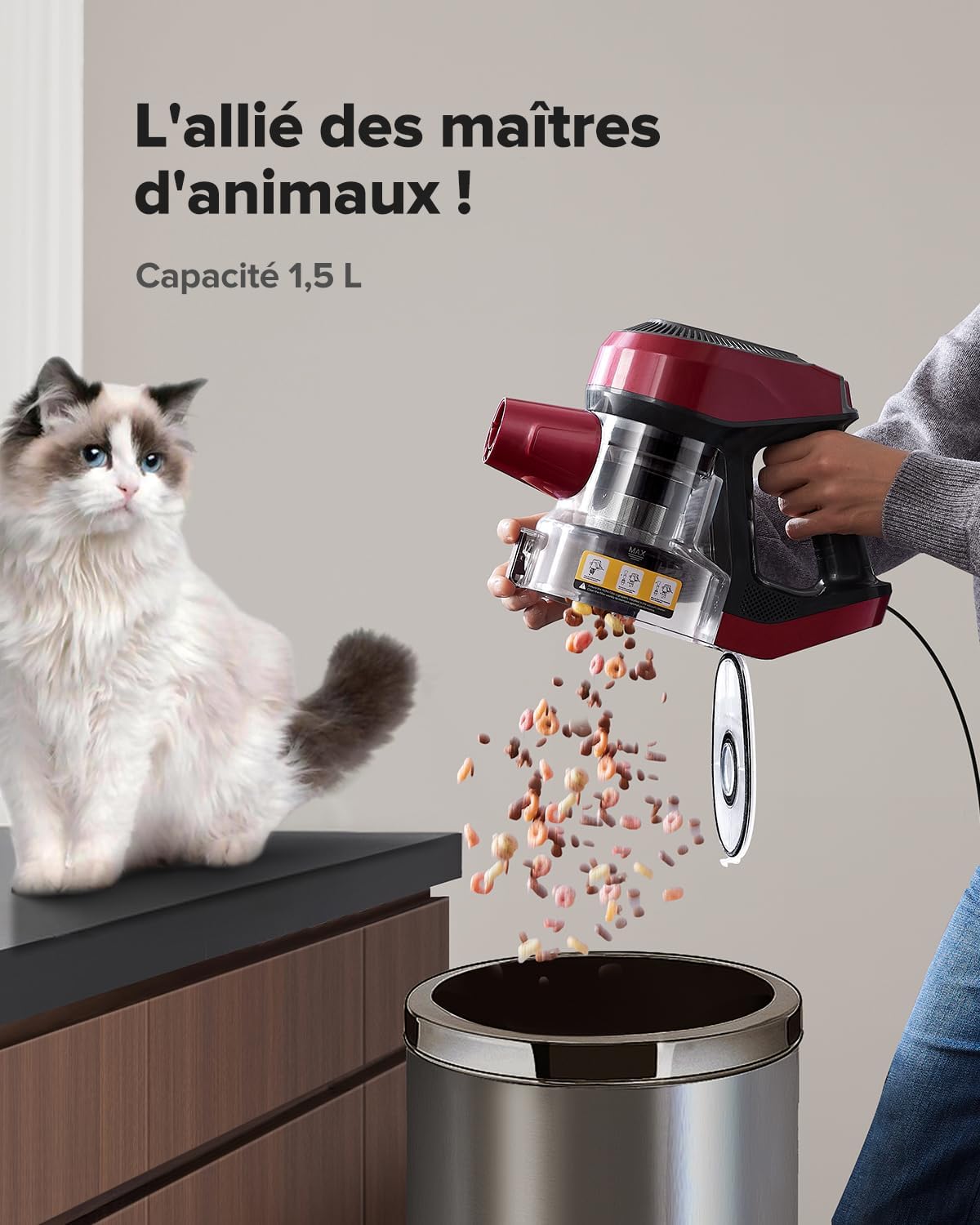 Thumbnail 6 de Vexilar C8 Aspirateur Balai avec Fil – Puissance et maniabilité pour un nettoyage en profondeur