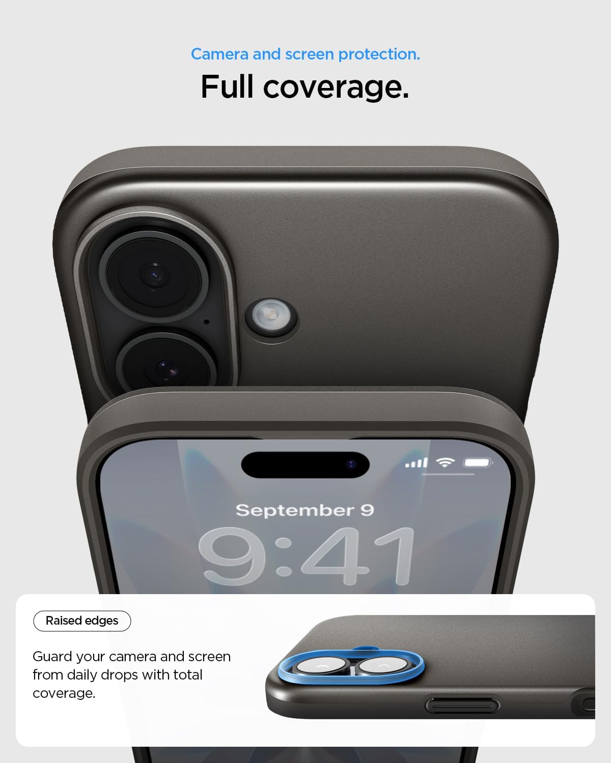 Detalle de Spigen Thin Fit MagFit pour iPhone 17 (coque ultra mince Gunmetal)