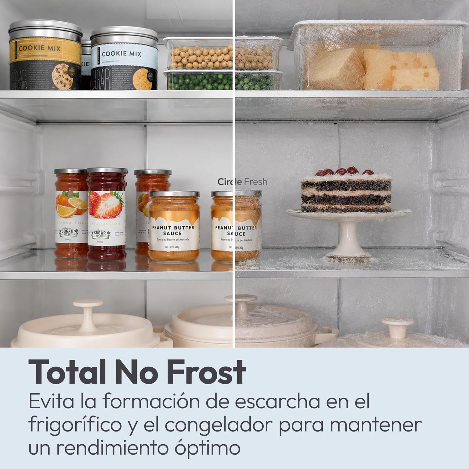 Detalle 2 de CANDY City Fresco 280L Total No Frost