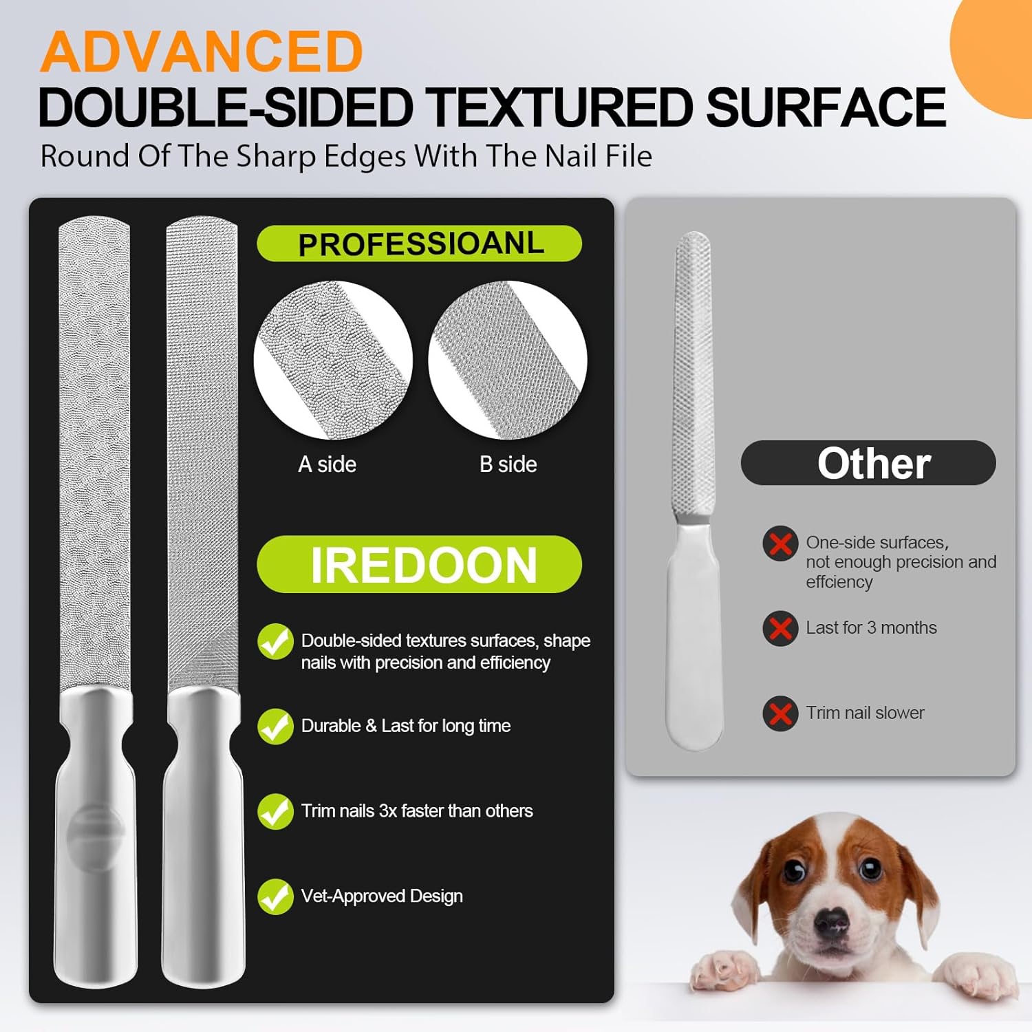 Thumbnail 4 de IREDOON Dog & Cat Nail Clippers with 4Cr13 Stainless Steel Blade (Green) – Small, Non-Slip, Quiet & Pro-Grade