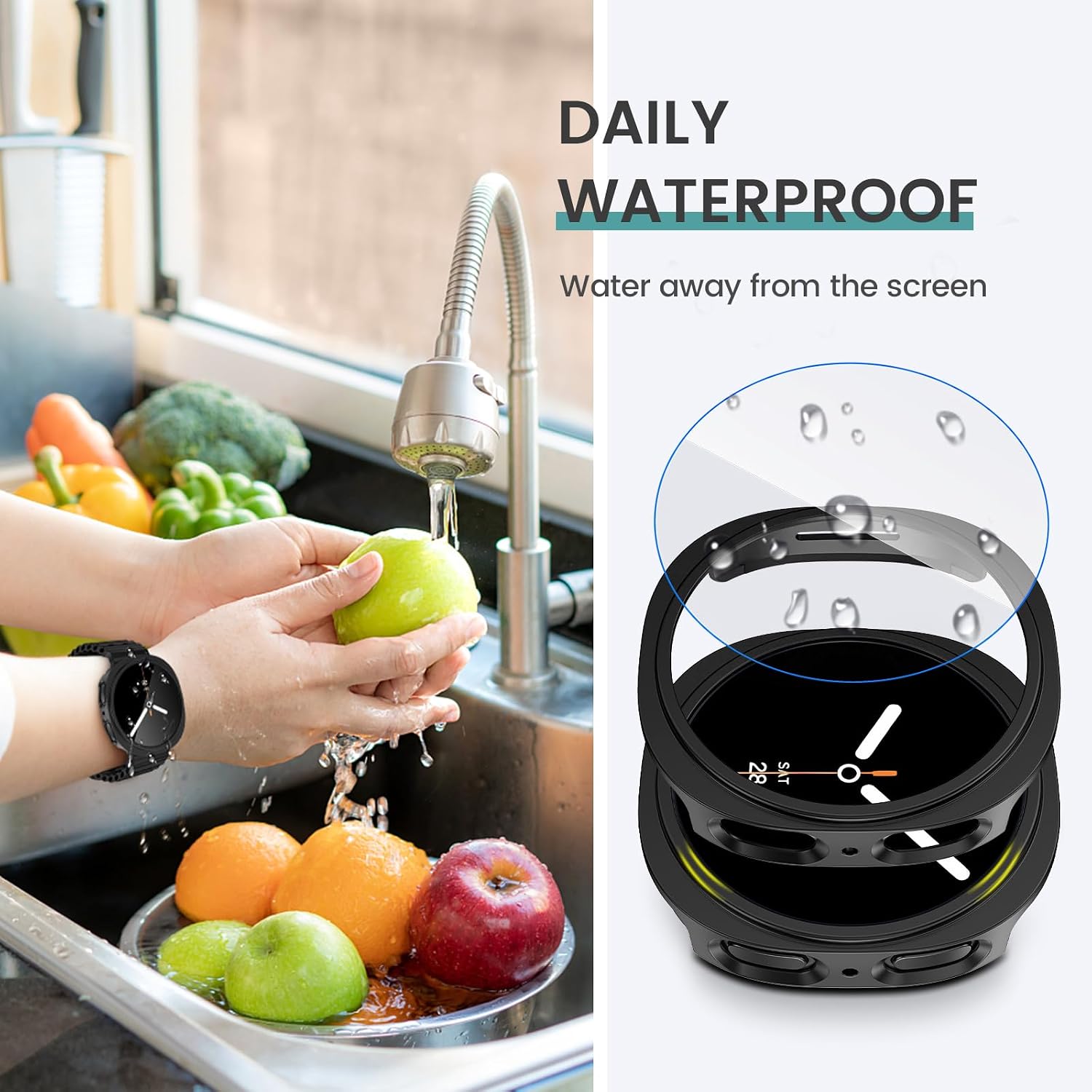 Detalle 2 de Tensea Galaxy Watch 8 screen protector 40mm