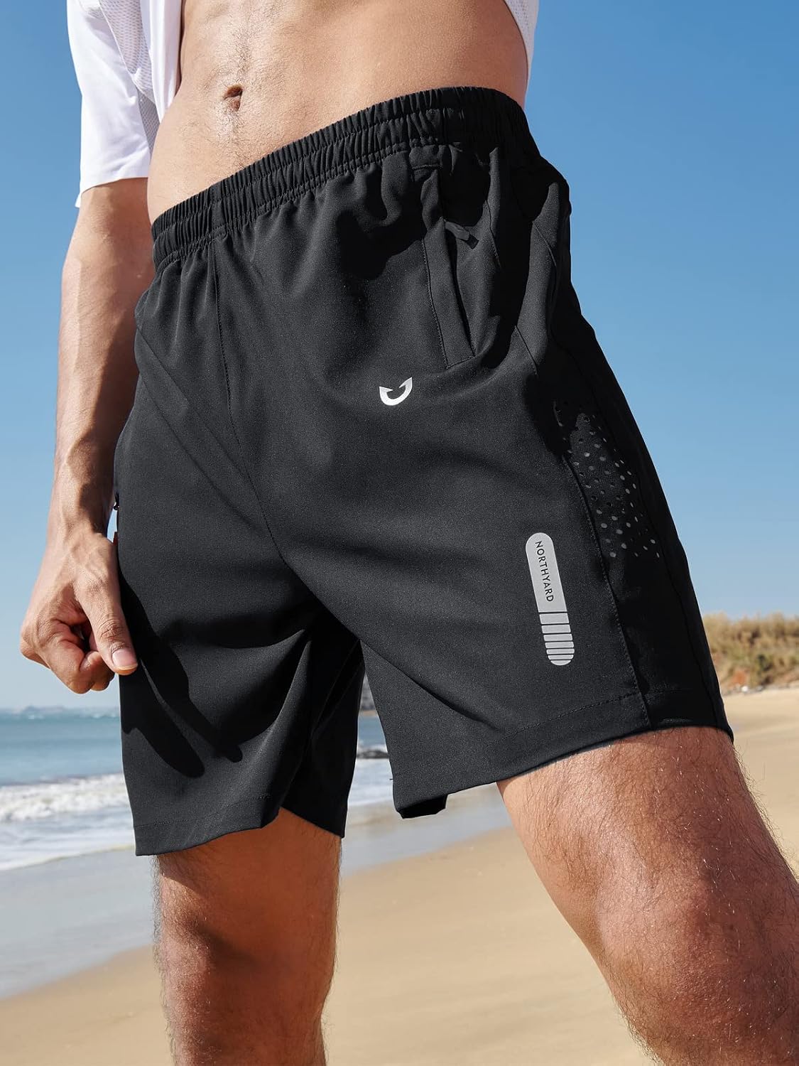 Thumbnail 2 de NORTHYARD Men's Athletic Running Shorts 7"