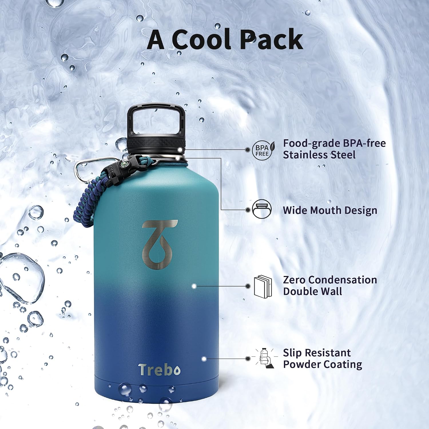 Thumbnail 5 de Trebo 1 Gallon Water Bottle