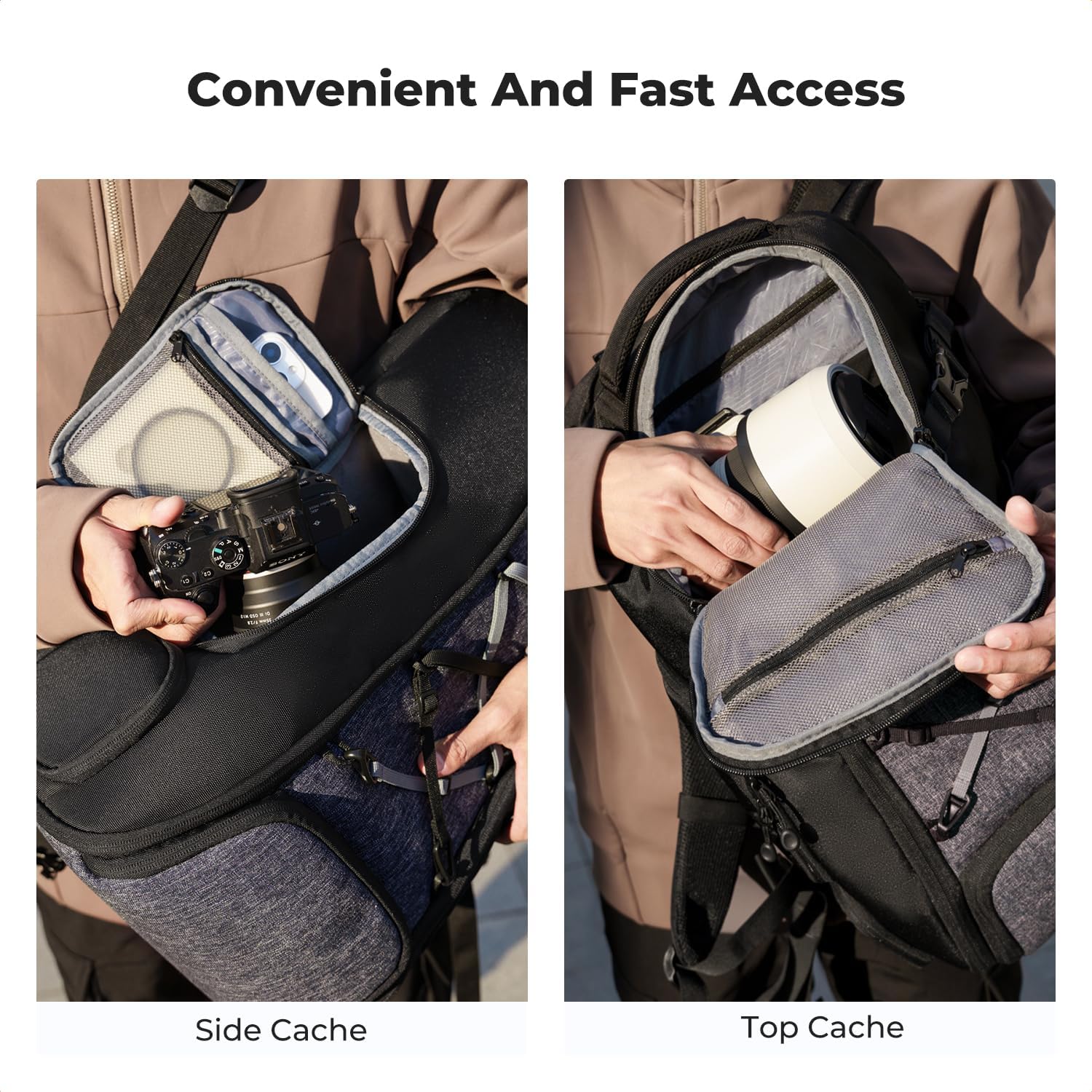 Detalle de K&F CONCEPT Fotorucksack 30L für DSLR