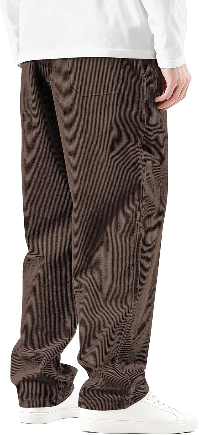 Thumbnail 2 de HMIYA Cord Hose Herren Chinohose Regular Weites Bein