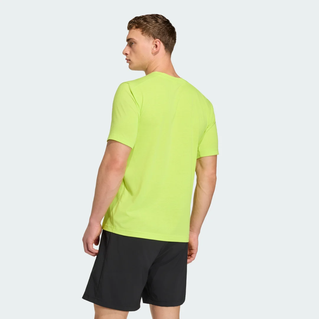 Detalle 2 de Adidas Camiseta de entrenamiento Essentials Feelready – color Amarillo