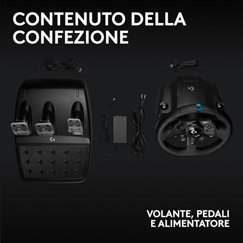 Thumbnail 9 de Logitech G G923 volante da corsa e pedali per PlayStation & PC: guida realistica e controllo avanzato