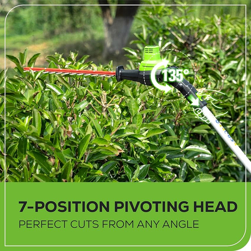 Thumbnail 6 de Greenworks G40PSHK2 Sierra y cortasetos 40 V 2 Ah 💇