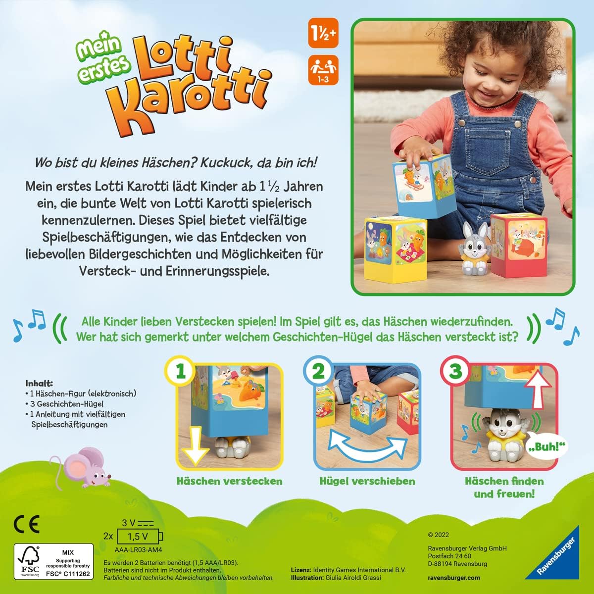 Thumbnail 5 de Ravensburger 20916 „Mein erstes Lotti Karotti“ – Kinderspiel ab 18 Monaten (Junior-Version)