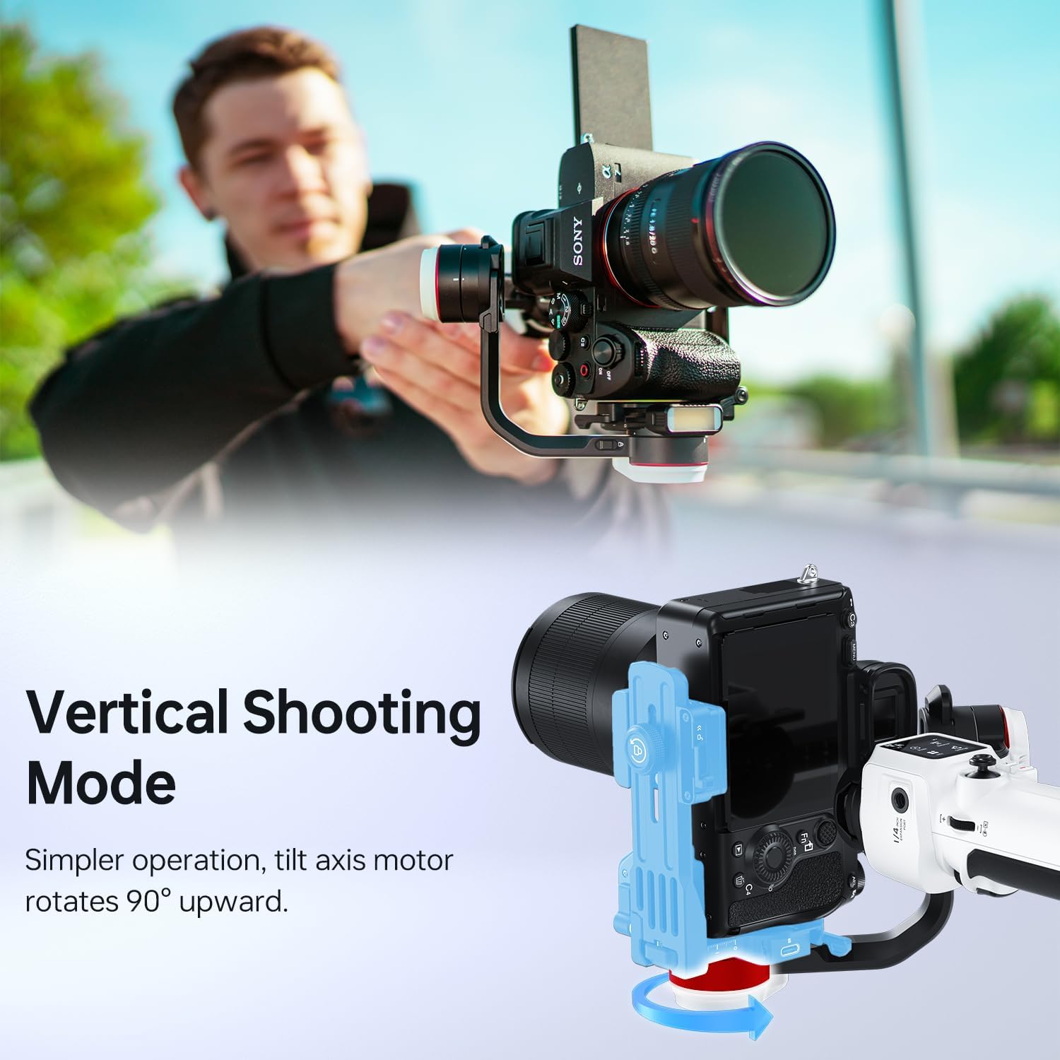 Thumbnail 5 de ZHIYUN Crane M3S Combo: Lightweight 3-Axis Gimbal for Camera and Phone