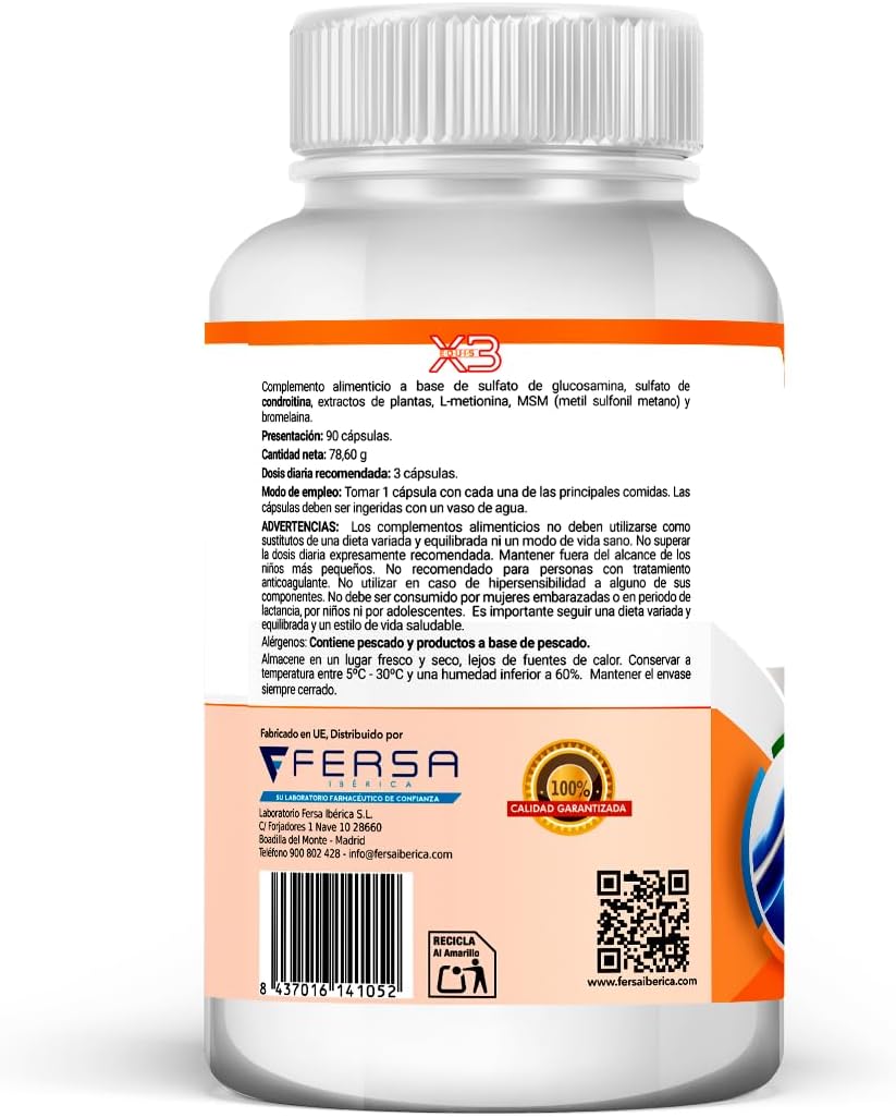 Thumbnail 5 de Healthy Fusion X3 Cúrcuma con Glucosamina y Condroitina 💊