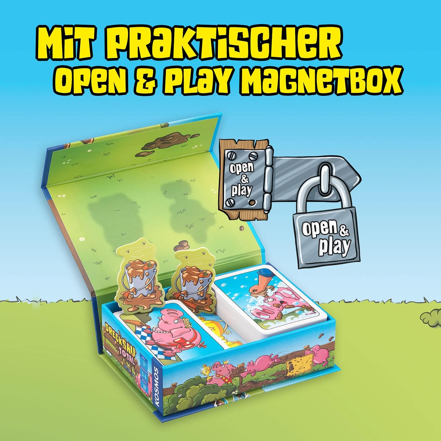 Thumbnail 4 de Kosmos Drecksau 682675 – Jeu de Cartes Amusant pour 2 à 4 Joueurs, Open & Play