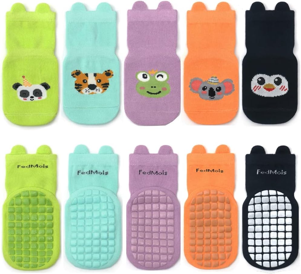 Detalle de FedMois Kleinkinder ABS Socken 5er Pack