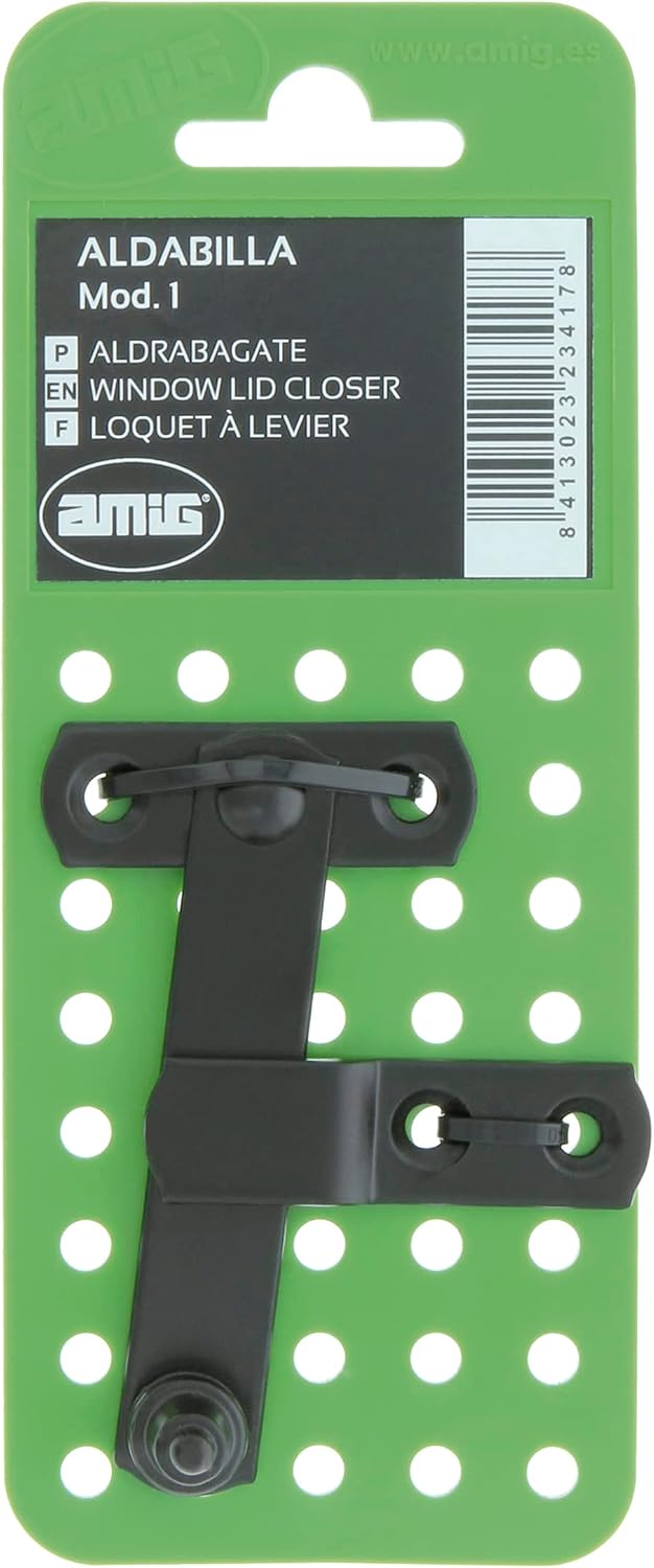 Thumbnail 5 de Amig — Palan pour volet lisse et verrou de sécurité noir mat (80 × 46 mm)