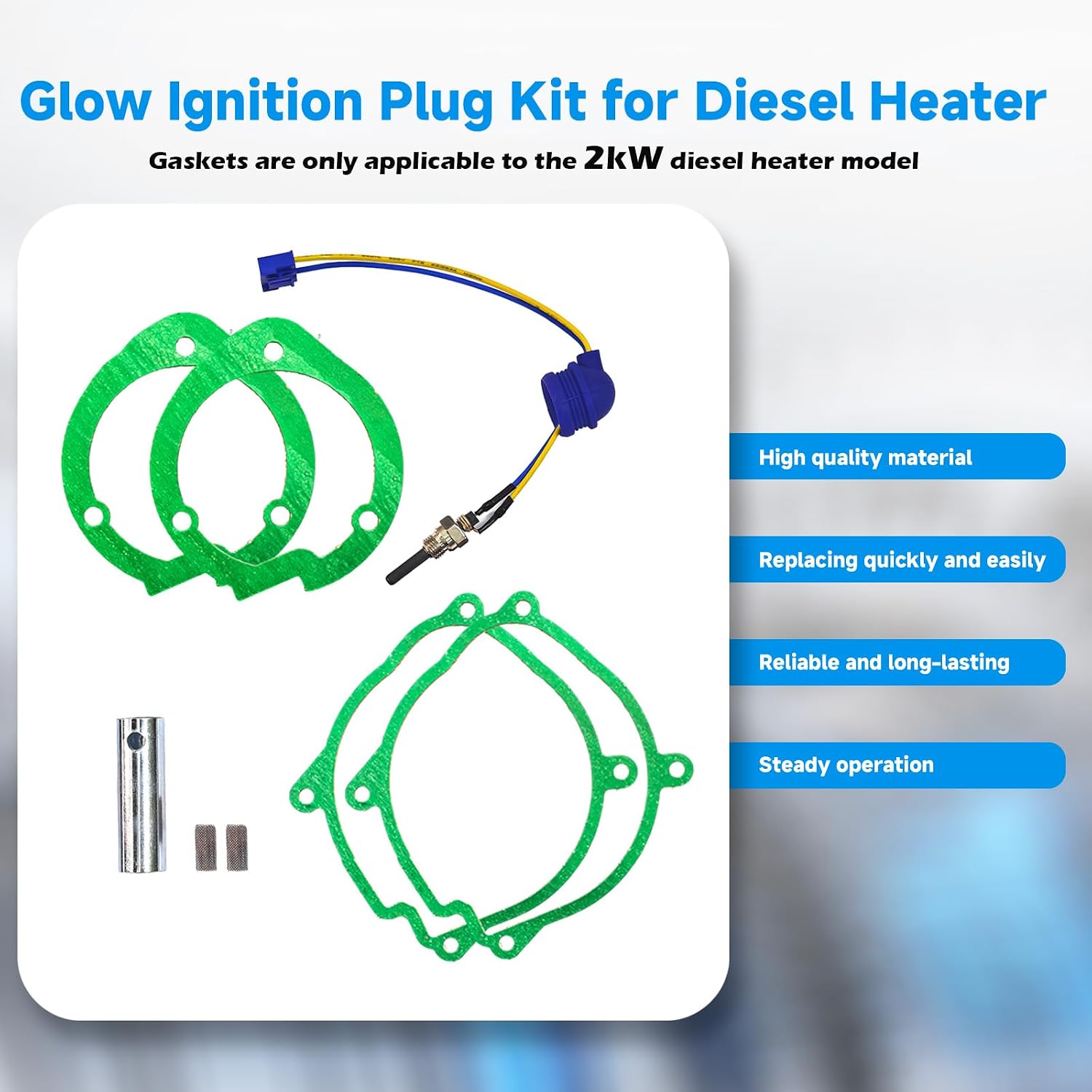 Detalle de HSDNDUR Diesel Heater Glow Plug Repair Kit, 2KW