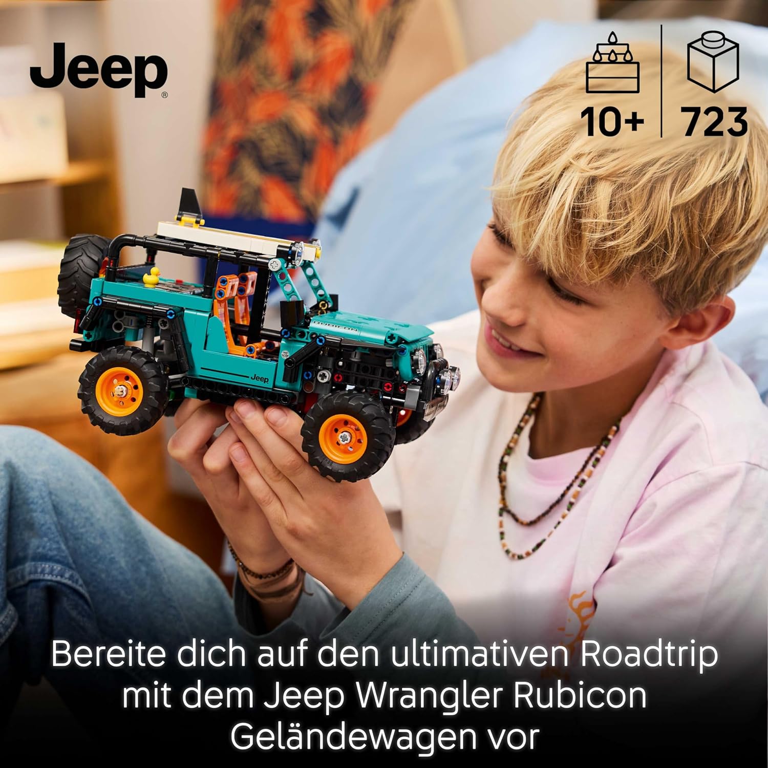 Thumbnail 1 de LEGO Technic 42227 Jeep Wrangler Rubicon Geländewagen – Off-Road Modellbau mit V6-Motor, Lenkung & Federung