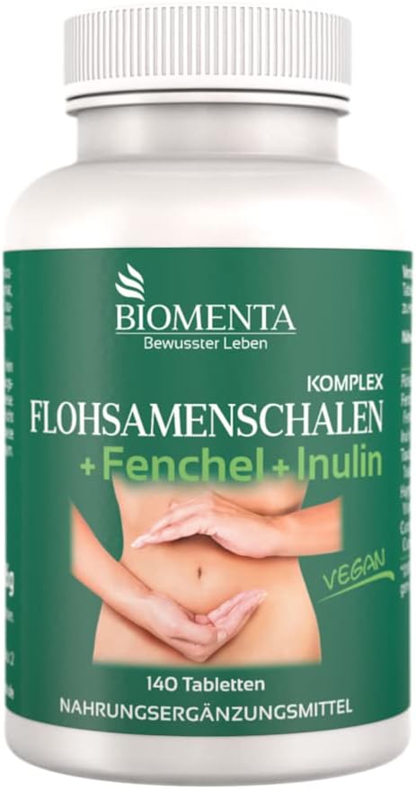 BIOMENTA Flohsamenschalen Komplex 140 Tabletten 💊
