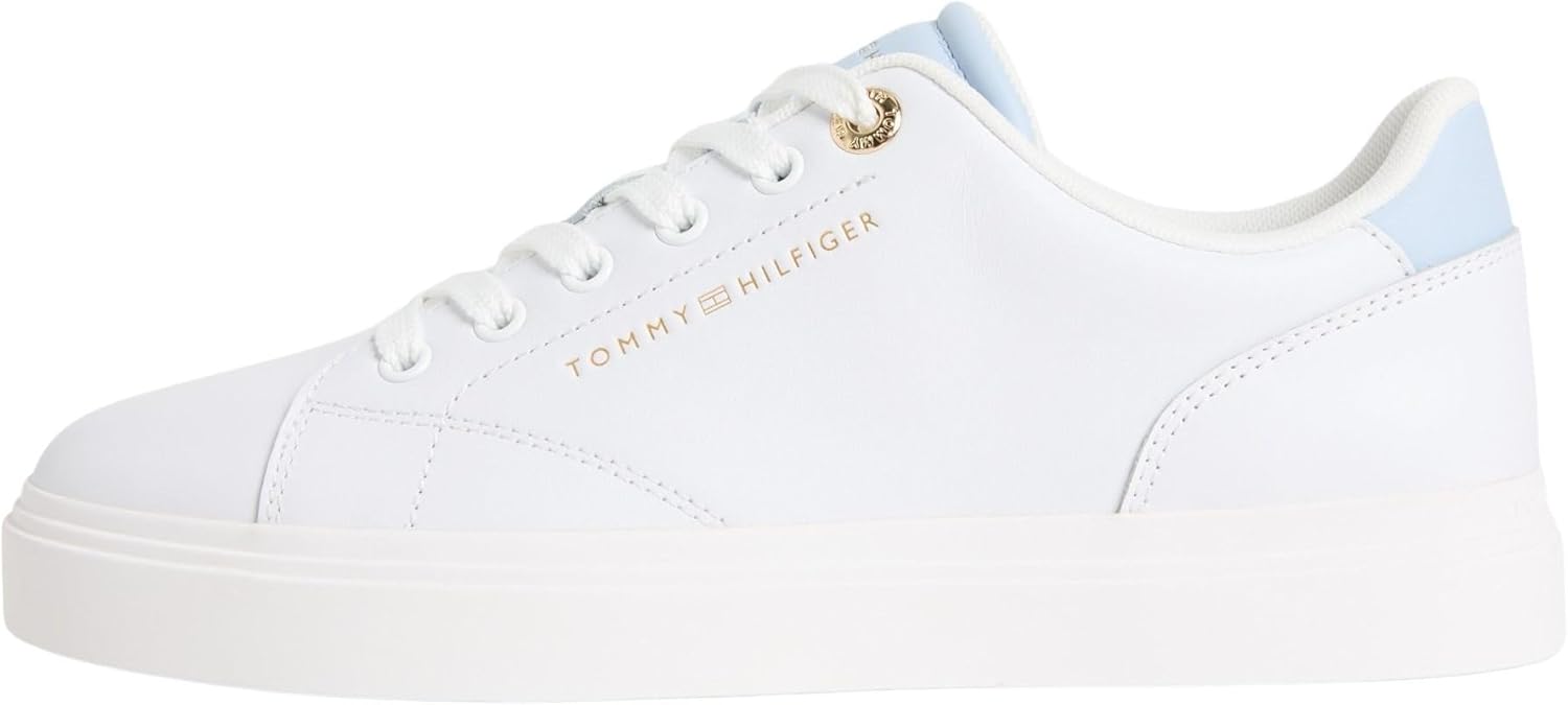 Thumbnail 6 de Tommy Hilfiger TH Feminine Cupsole Leather Fw0fw09105, Basso Top Donna