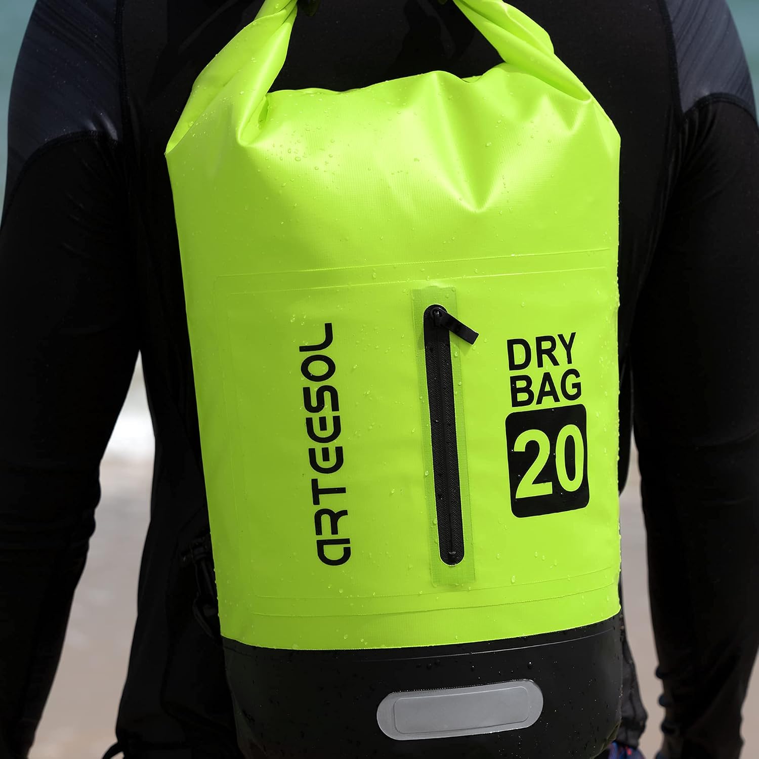 Detalle de Waterproof Dry Bag (5L/10L/20L/30L) with Adjustable Shoulder Straps