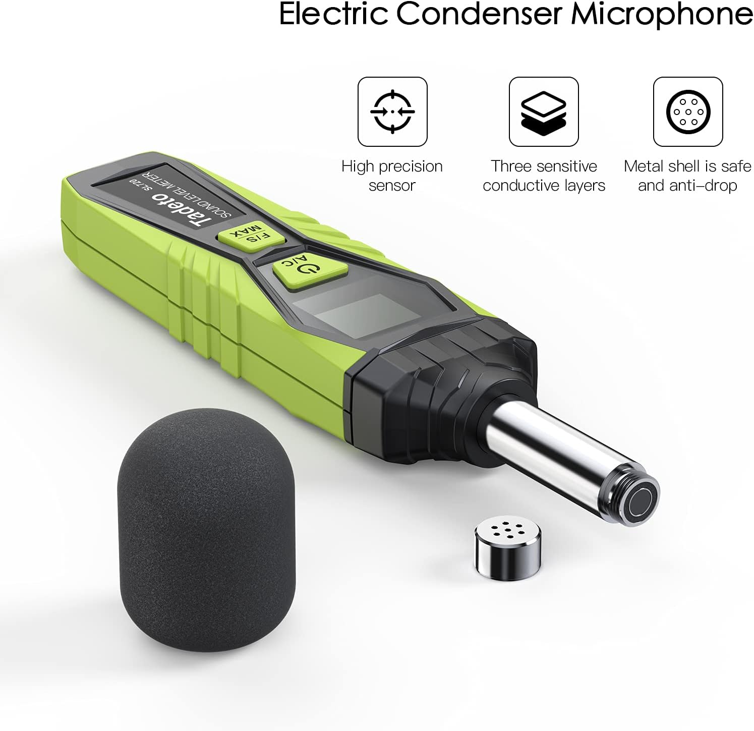 Thumbnail 3 de Tadeto Digital Sound Level Meter 30–130 dB