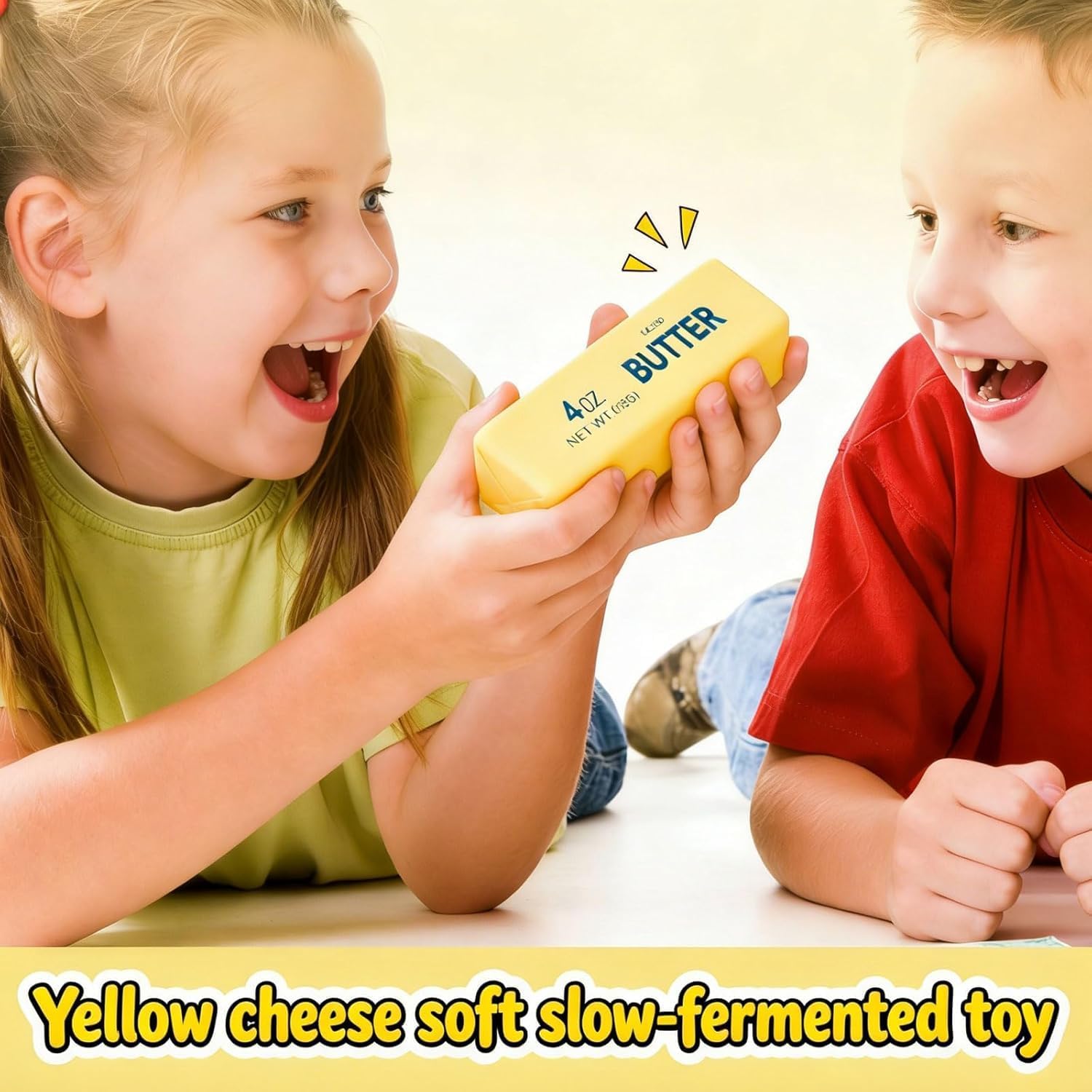 Thumbnail 3 de QHPOQU 2 Packs Slow Rising Squishy Butter Squeeze Toys