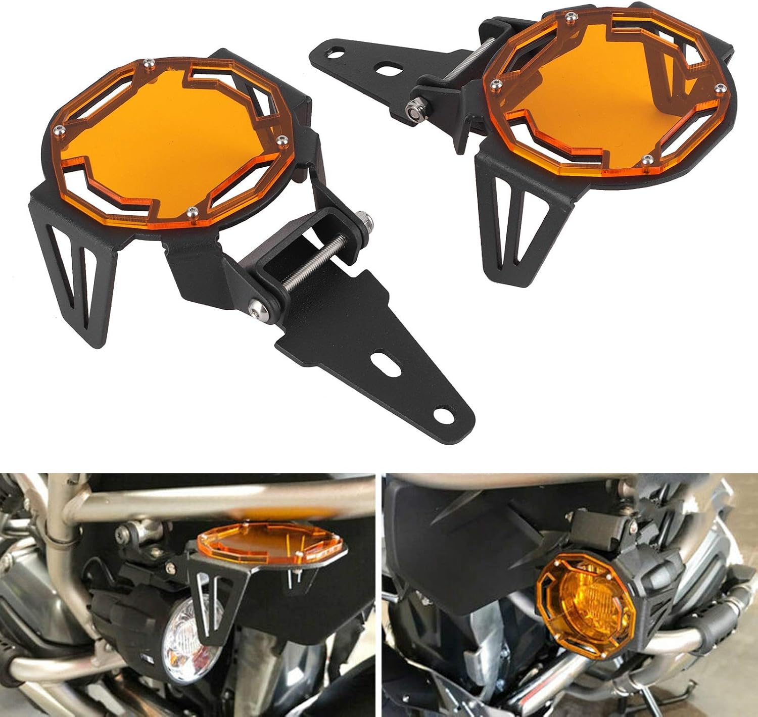 Thumbnail 6 de KIMISS Motorcycle Fog Light Guards for R1200GS