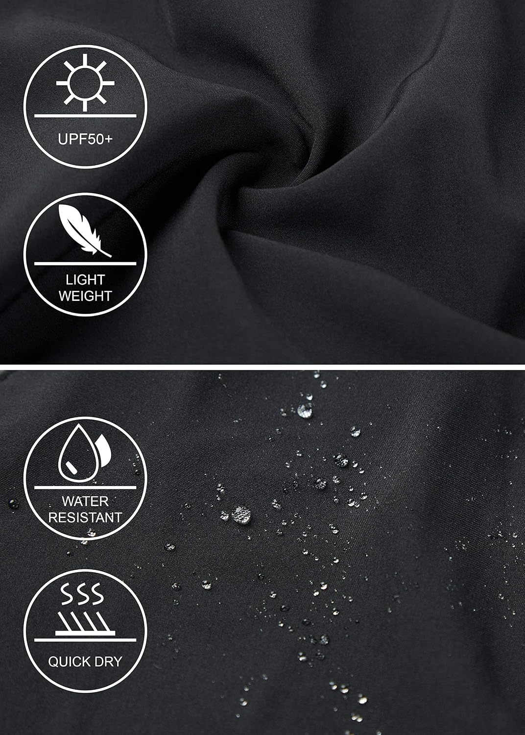 Detalle 2 de Libin Women’s Capri Cargo Hiking Pants with Quick-Dry, UPF 50+ & Zipper Pockets