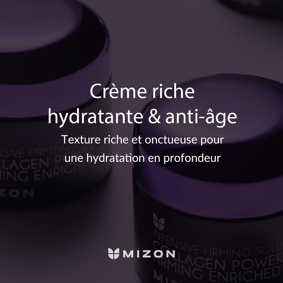 Thumbnail 1 de MIZON Collagen Power Firming Enriched Cream au collagène marin (54%) – crème visage ultra riche, 50 ml