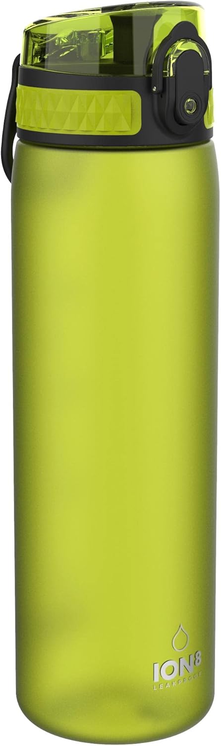 Detalle de Ion8 Borraccia a Prova di Perdite 500 ml – Verde, facile da aprire, lavabile in lavastoviglie