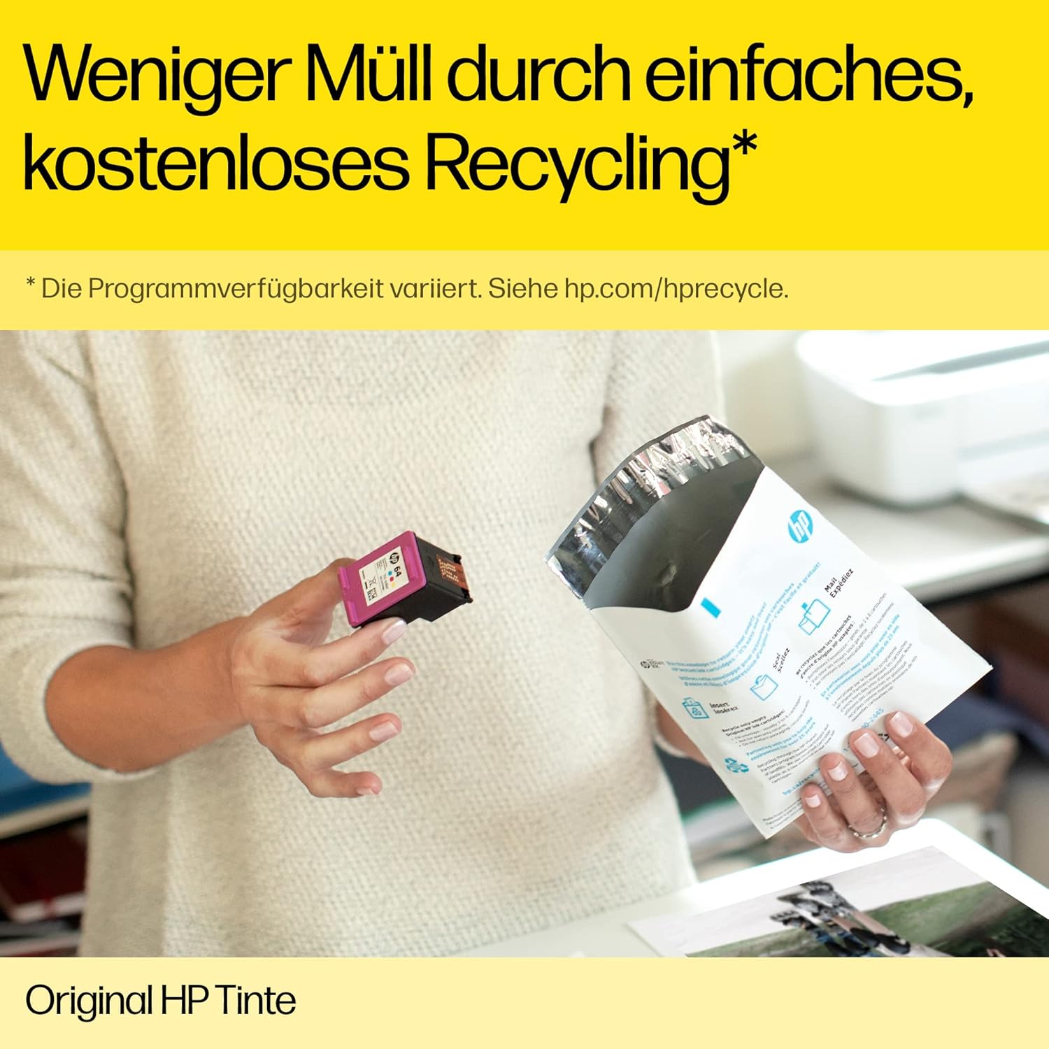 Thumbnail 6 de HP 302 (F6U65AE) Original Druckerpatrone Farbe – Cyan/Magenta/Gelb für HP DeskJet/ENVY/OfficeJet