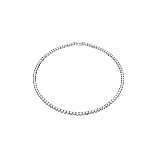 Detalle de Swarovski Collar Matrix Tennis talla redonda, blanco 💍