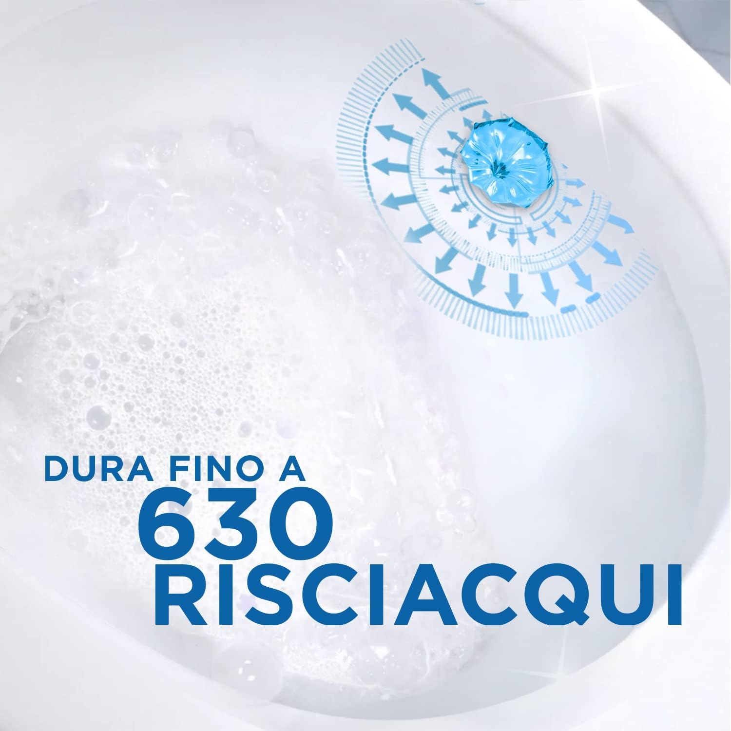 Detalle de Duck Fresh Discs – Dischi gel igienizzanti WC, Brezza Marine, 36 Dischi (6 Ricariche)