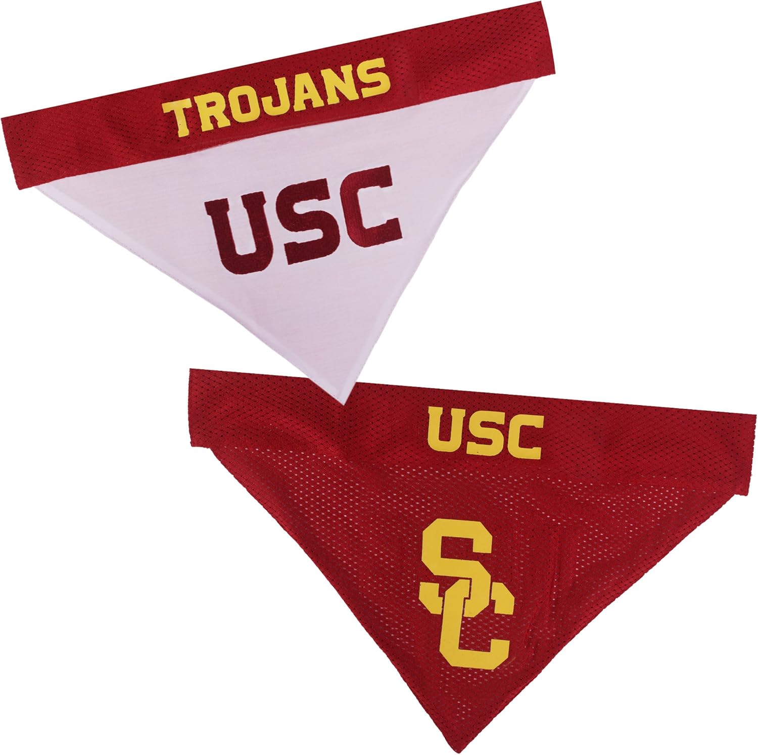 Detalle de Pets First Collegiate Reversible Pet Bandana (Ohio State Buckeyes), Large/X-Large