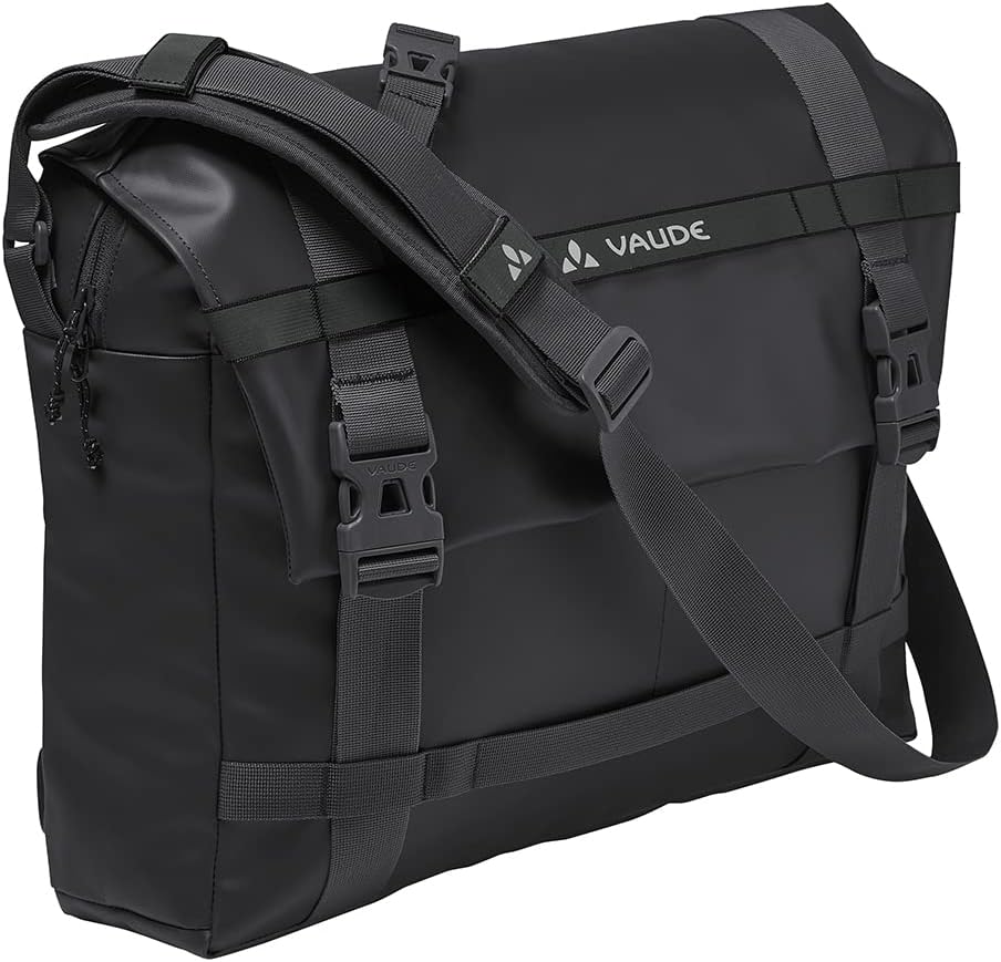 Detalle de VAUDE Mineo Messenger Umhängetasche (22 Liter) mit Laptop-Fach
