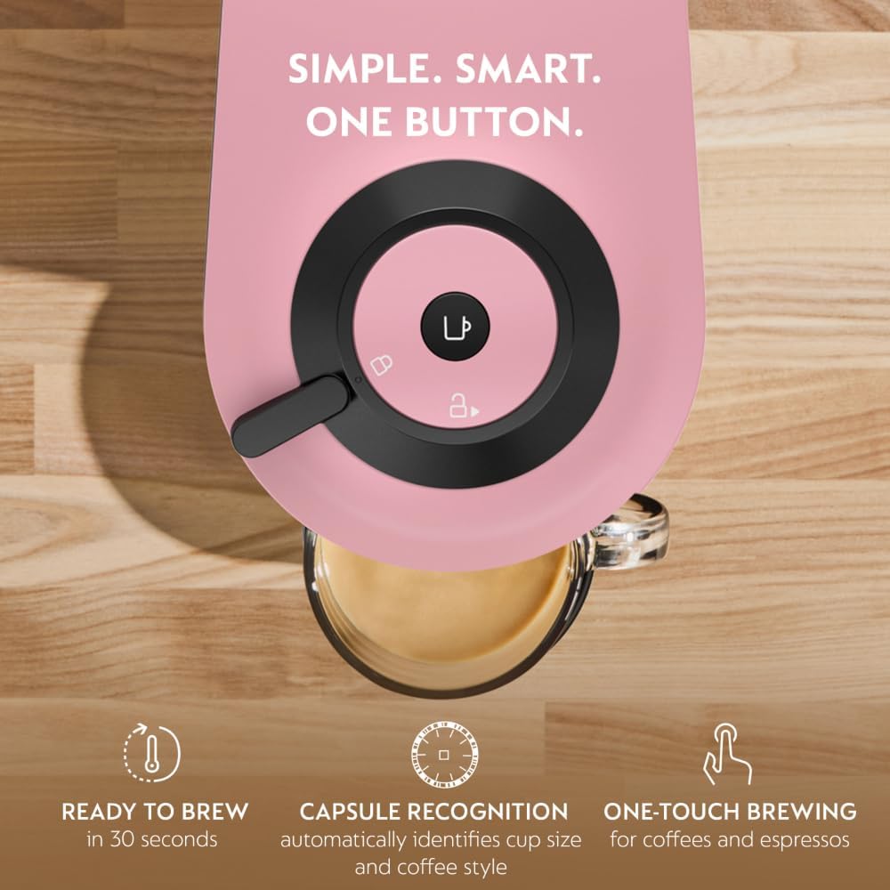 Thumbnail 1 de Nespresso Vertuo Pop+ Coffee and Espresso Maker by De'Longhi in Candy Pink