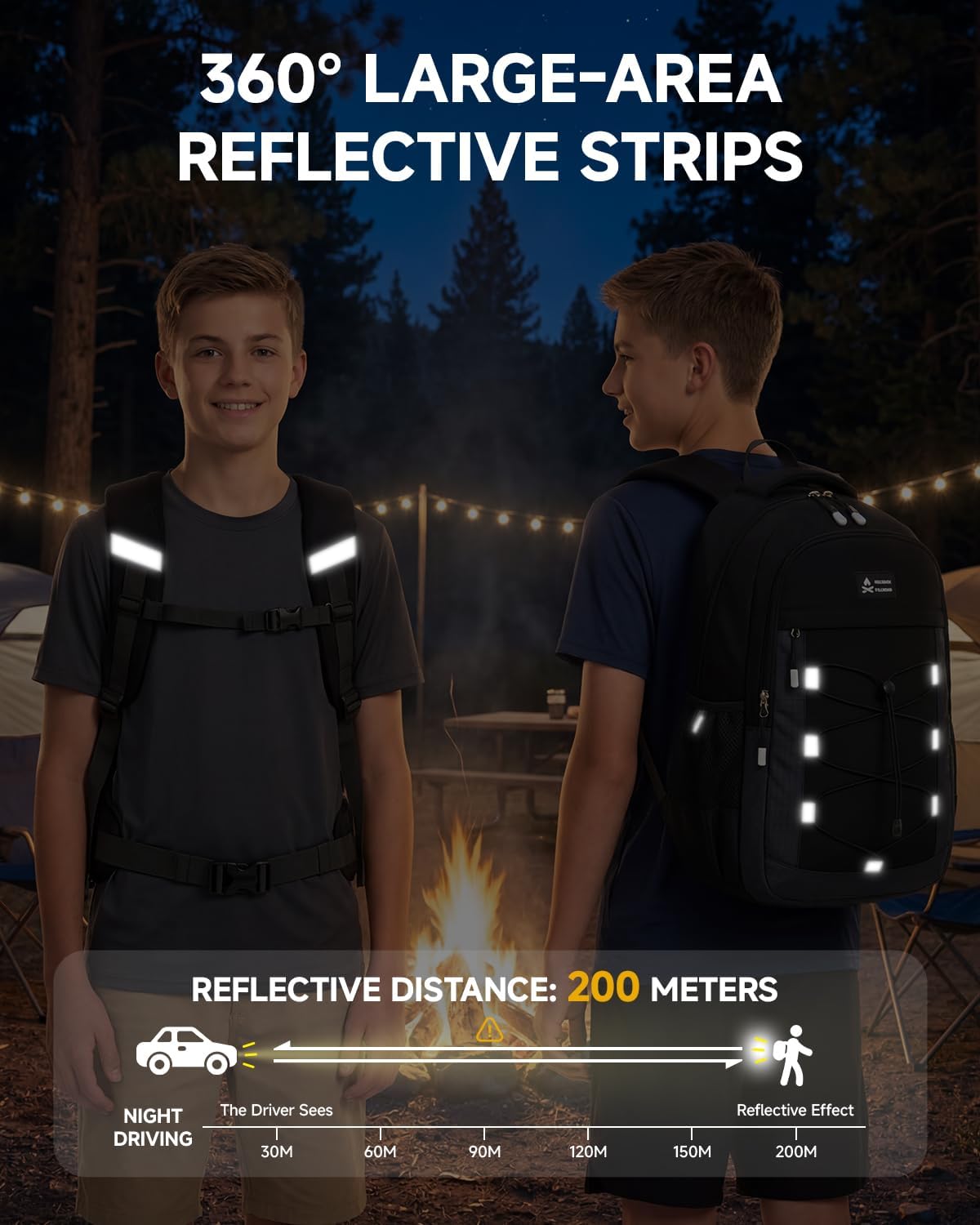 Thumbnail 4 de Amythe Zaino Outdoor Ragazzi e Ragazze 21L: leggerezza, comfort ed ergonomia per trekking e scuola