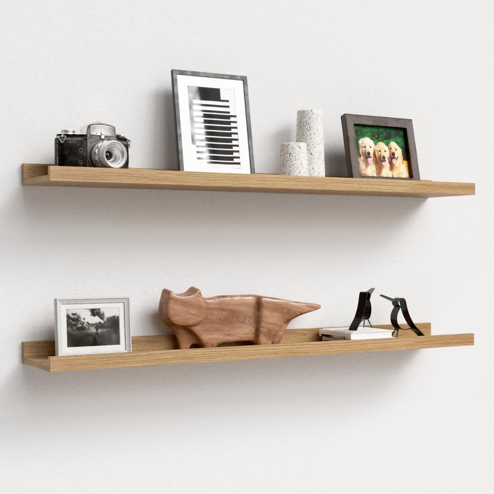 Thumbnail 6 de Boswillon Floating Shelves Set of 2 — White 🪵