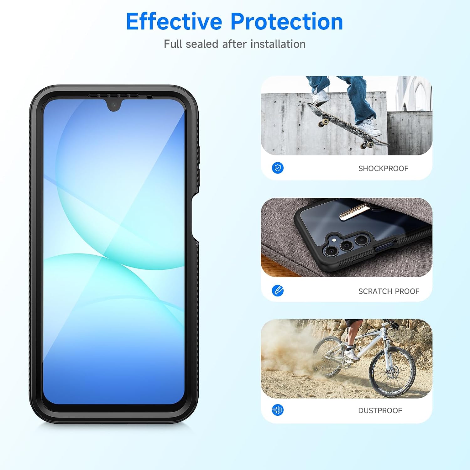 Thumbnail 5 de seacosmo Galaxy A17 Case 360° protection