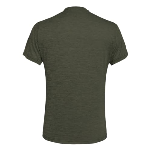 Detalle de SALEWA Puez Melange Dry - Maglietta M, Verde Faded Melange, 2XL