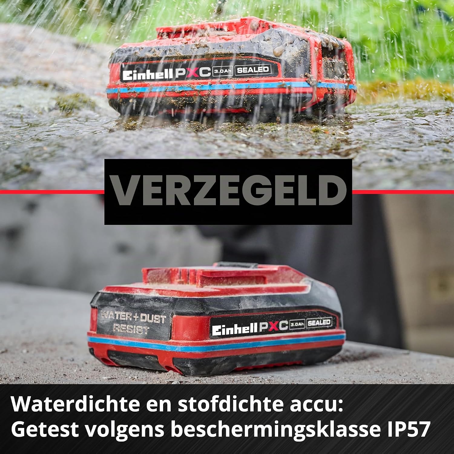 Thumbnail 4 de Einhell 4511618 PXC+ SEALED accu 18 V 3,0 Ah met IP57